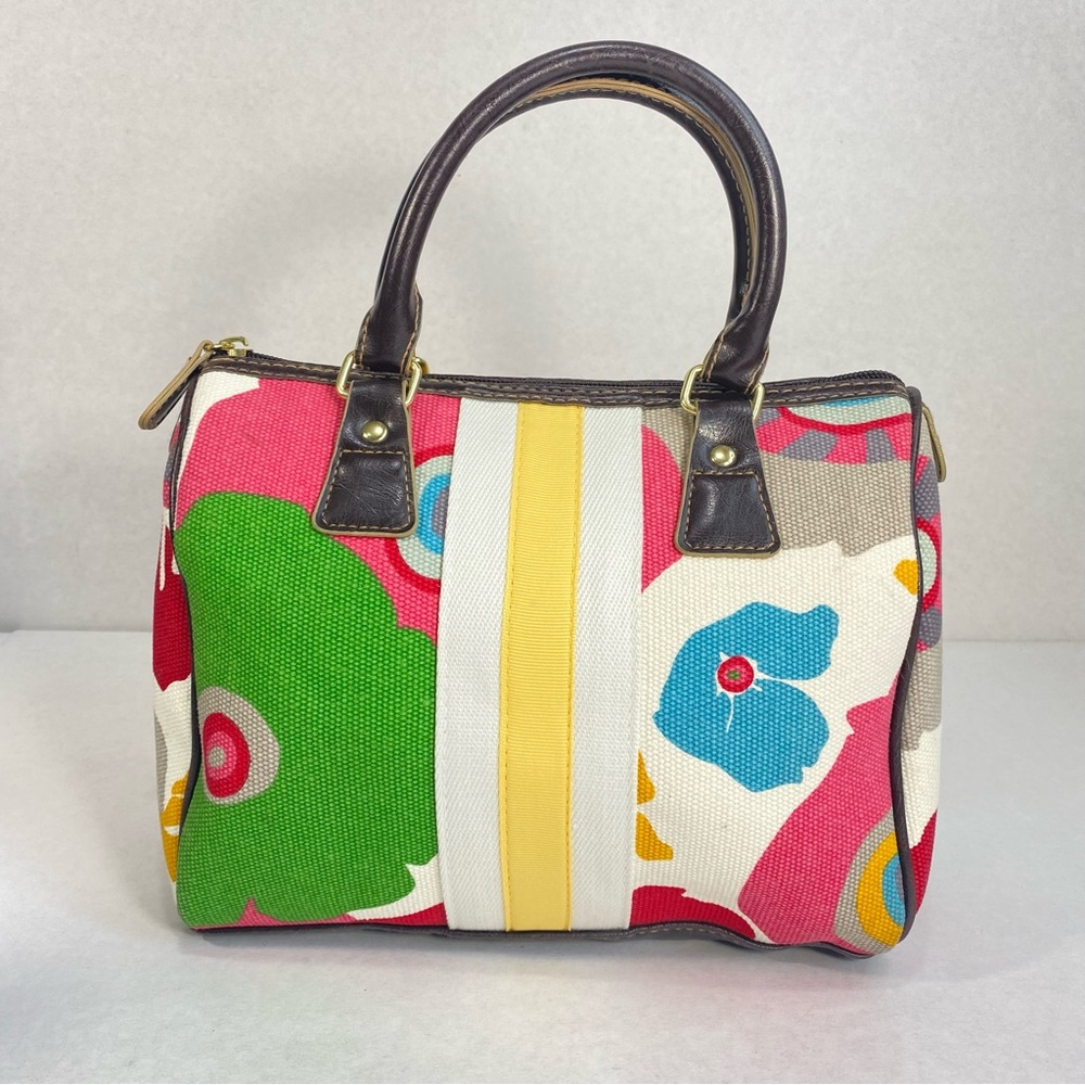 Victoria Secret Summer Time Abstract Floral Cosmetic Hand Bag; Very Clean 10 X 8